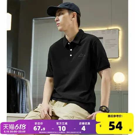 唐狮2025夏季新款polo衫男士短袖翻领t恤商务休闲男装上衣打底潮图片