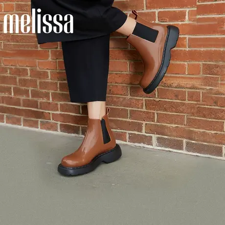 Melissa梅丽莎早秋新品复古切尔西靴潮酷女士短靴下雨天33586商品大图