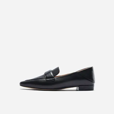 Nine West/玖熙2024年春季新款乐福鞋女法式慵懒风中性低跟女鞋图片