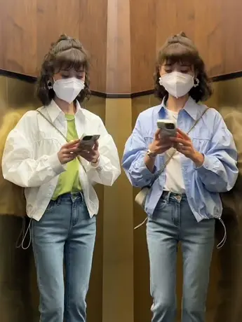 法式小众短款褶皱衬衫女春夏季新款设计感洋气时尚防晒衣薄款外套商品大图