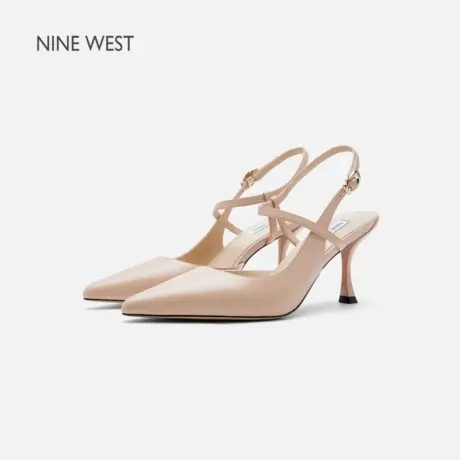 【商场同款】Nine West/玖熙法式尖头高跟鞋女优雅单鞋包头凉鞋图片