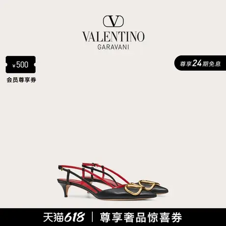 [24期免息]华伦天奴VALENTINO女士 VLOGO SIGNATURE 高跟鞋凉鞋图片