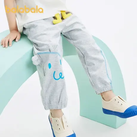 巴拉巴拉长裤男幼童夏装新款宝宝时尚百搭防蚊裤舒适束脚休闲裤潮图片