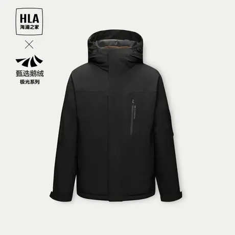 【曾舜晞同款】海澜之家极光超能鹅绒羽绒服23秋冬新石墨烯三防男商品大图