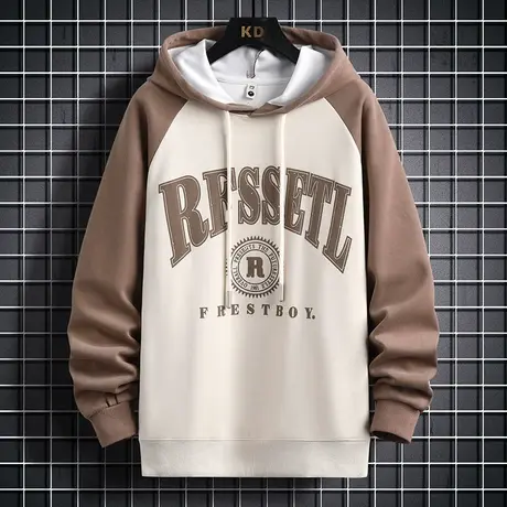 卫衣男士连帽2022新款春秋重磅无帽冬季加绒长袖打底衫男生上衣服商品大图