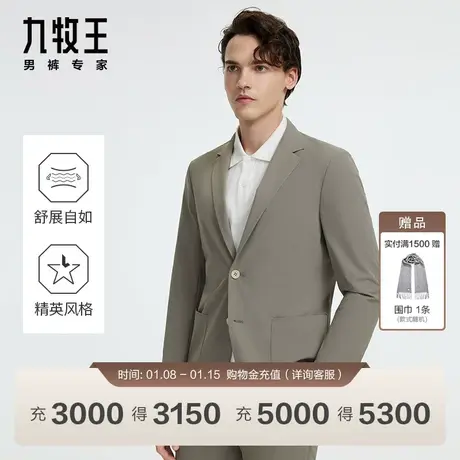 [商场同款]九牧王男装JX5D10311西装24春季新品挺括有型外套EN图片