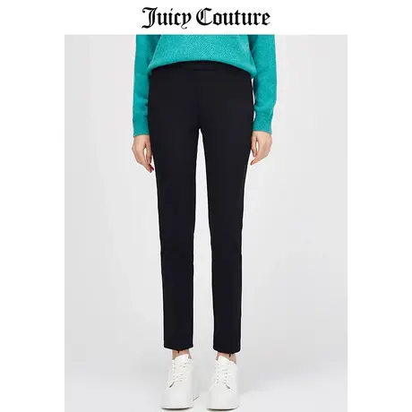 Juicy Couture橘滋美式夏季新款针织裤子时尚百搭烫钻萝卜长裤女商品大图