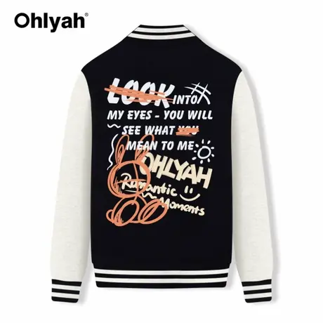Ohlyah2023秋季新款爆款拼接棒球服高级感炸街工装夹克外套女春秋商品大图