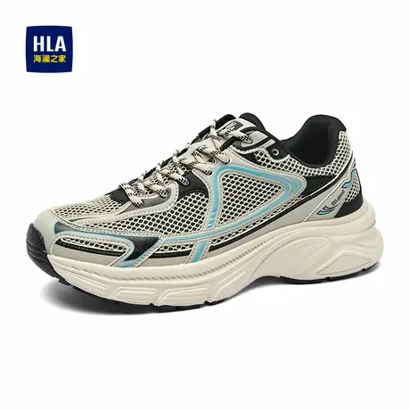 HLA/海澜之家男鞋新款潮流撞色休闲鞋增高时尚百搭跑步运动鞋商品大图