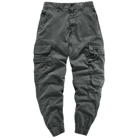 VIP多口袋工装裤男潮牌2024新款韩版束脚裤复古百搭休闲裤子潮流商品大图