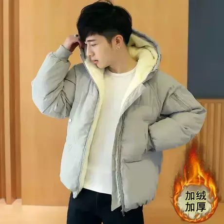 2020新款男士棉衣服韩版潮流宽松加厚棉袄棉服秋冬季男装加绒外套商品大图