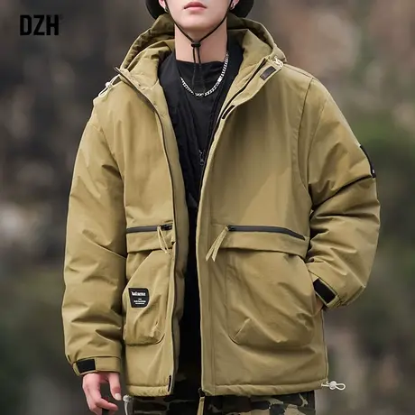 男士工装机能棉服男冬季加厚美式棉衣外套男款2024新款户外防寒服商品大图