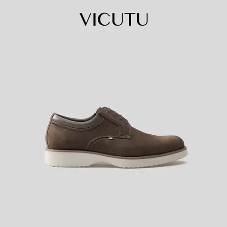 VICUTU威可多男皮鞋舒适牛皮革商务正装礼服新郎结婚百搭真皮男鞋商品大图