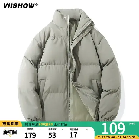 VIISHOW棉衣冬季宽松加厚衣服美式棉服男潮牌保暖面包服男生痞帅图片