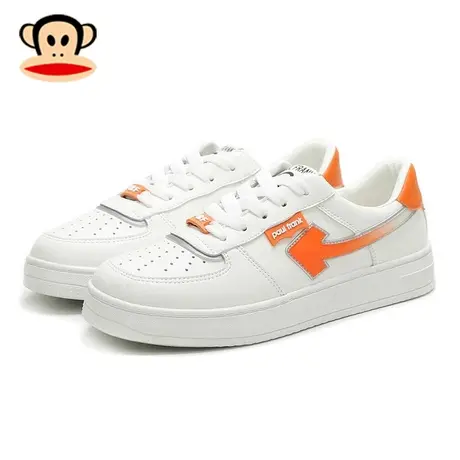 大嘴猴小白鞋女2023春季新款女鞋秋冬白色运动休闲鞋学生厚底板鞋商品大图