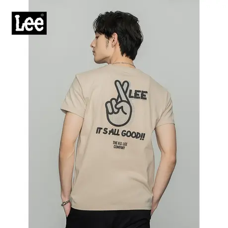 Lee商场同款22春夏新品男短袖圆领T恤LMT0015804DR00F图片