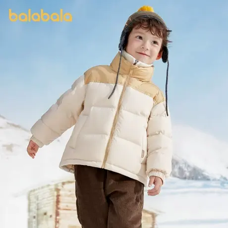 巴拉巴拉儿童羽绒服男童2025新款冬装外套宝宝童装加厚保暖亲子装商品大图