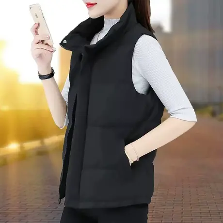 恋上17号羽绒马甲外套女短款2022年冬季新款时尚洋气加厚保暖坎肩图片