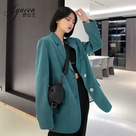西装外套女春秋季复古港味宽松显瘦气质时髦高级感休闲chic小西服商品大图
