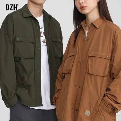 情侣工装速干外套男春季高级感痞帅2025年新款休闲运动夹克情侣装商品大图