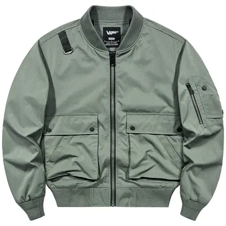 VIP飞行员夹克男2024春秋新款宽松机能工装外套薄款ins潮牌棒球服商品大图