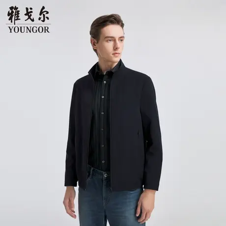 雅戈尔官方正品 商务单茄克外套图片