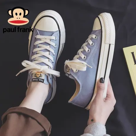 大嘴猴夏季帆布鞋女2023新款夏款透气板鞋百搭休闲布鞋球鞋子女款商品大图