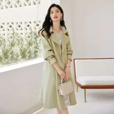 时尚淑女气质风衣外套商品大图