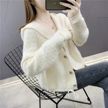 初秋2023年新款秋季女士毛衣女开衫针织外套时尚洋气上衣春秋爆款商品大图