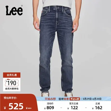 Lee商场同款春夏731舒适锥形五袋款中蓝色男牛仔裤潮LMB2467315FW商品大图