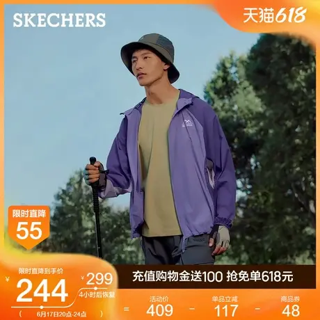 Skechers斯凯奇男女同款外套长袖上衣防晒运动透气2025春季新品商品大图