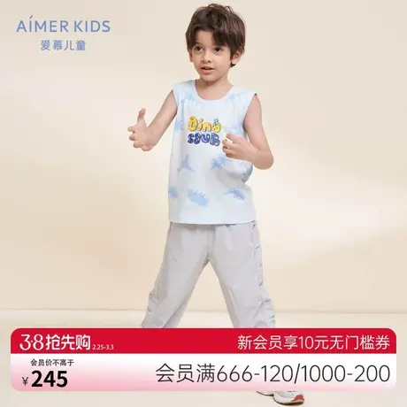 爱慕儿童外穿自在酷男/女孩夏季运动长裤AK2829321/AK1829331商品大图