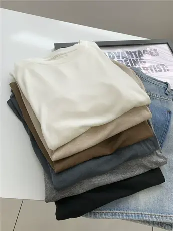 气质款中领宽肩无袖针织背心女2023秋冬新款宽松百搭立领毛衣打底商品大图