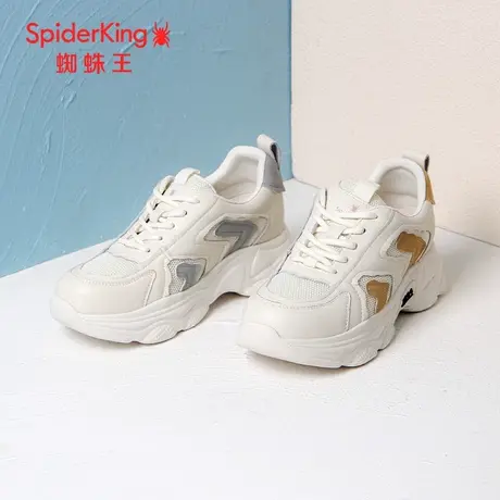 SPIDER KING/蜘蛛王休闲鞋女2023秋季商场新款运动鞋网面潮流爆款商品大图