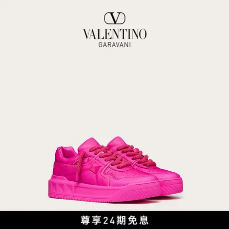 【24期免息】华伦天奴VALENTINO男士 ONE STUD XL 羊皮厚底运动鞋商品大图