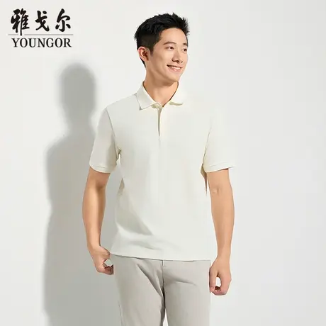 【商场同款】雅戈尔男士短袖POLO夏季新款官方商务休闲短袖T恤男图片