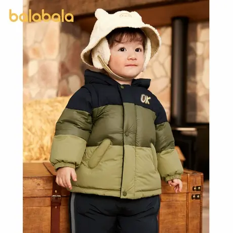 巴拉巴拉宝宝羽绒服男童婴儿秋冬女童外套2025户外保暖时尚洋气潮商品大图