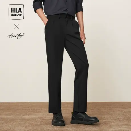 【磨毛】HLA/海澜之家轻商务时尚系列休闲裤23秋冬暖+保暖裤子图片