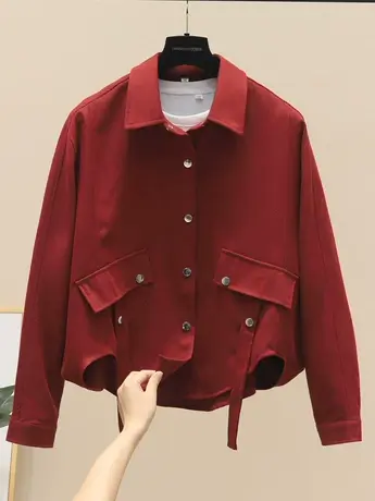 2023春季新款设计感小众长袖衬衫女时尚减龄宽松显瘦上衣薄款外套商品大图