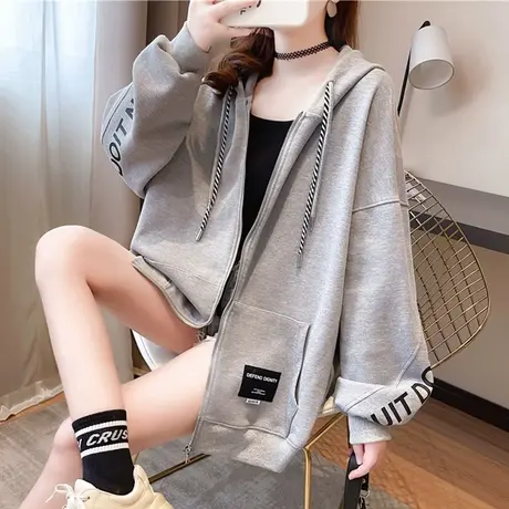 初秋外套女春秋季韩版宽松bf慵懒风ins早秋薄款休闲棒球服卫衣潮图片