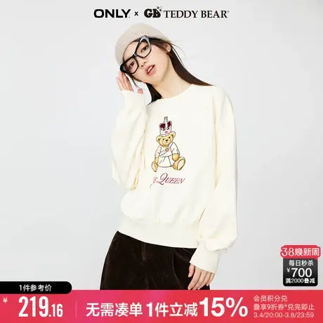 ONLY冬季GB TEDDY BEAR泰迪熊联名款卫衣女|12339S010商品大图