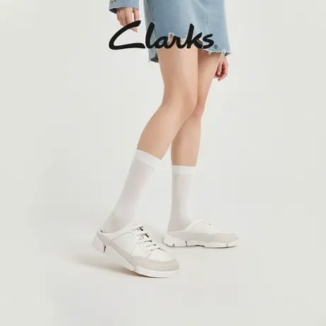 【U先试用】Clarks其乐三瓣鞋Trigenic2 Mule女士包头拖穆勒鞋图片