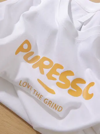 白色正肩仿棉短袖t恤女2023新款夏季小众设计感宽松大码女装上衣图片