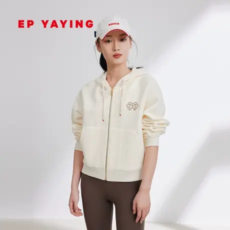 EP雅莹女装 天丝棉混纺肌理感运动休闲外套 2024春装新品1220A商品大图