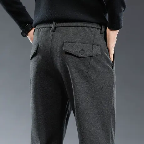 男士商务西装裤冬季职业正装西裤秋冬款男装2024新款直筒休闲裤子商品大图