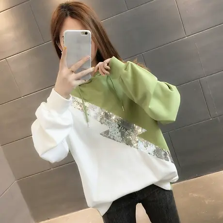 卫衣2023年新款女装韩版秋冬季秋款秋装宽松女士加厚上衣外套爆款商品大图