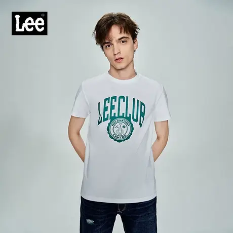 Lee商场同款23春夏新品标准版logo印花多色男短袖T恤LMT0045153RX图片
