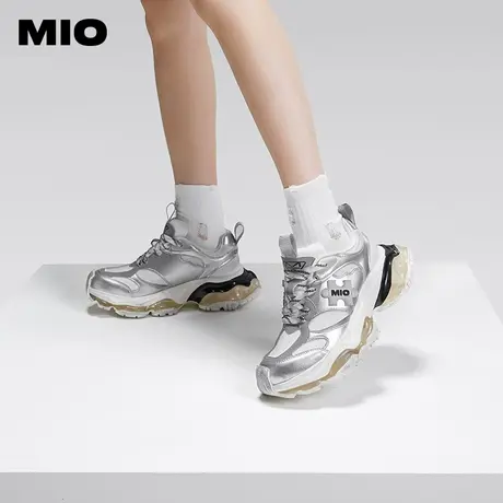 MIO米奥2024春季运动休闲鞋拼色老爹鞋潮流机甲鞋女商品大图