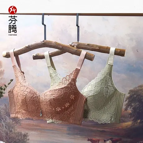 芬腾【小胸显大/大胸显小】女聚拢内衣防下垂文胸90G181商品大图