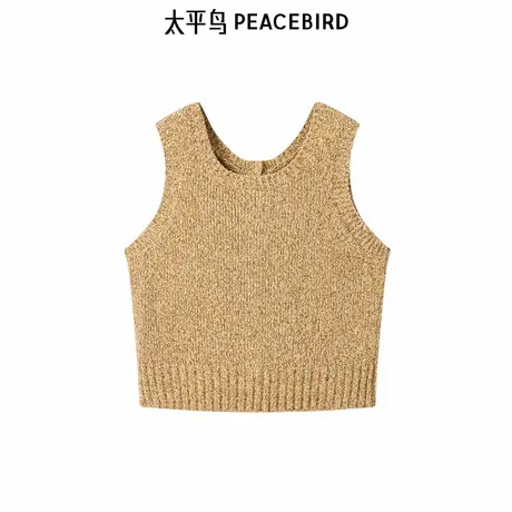 太平鸟女装冬季两穿式背心A1EFE424J图片
